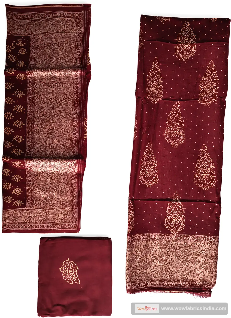 Dola Silk Dress Material with Dupatta