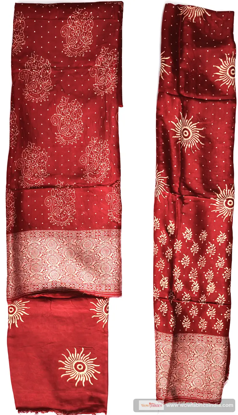 Dola Silk Dress Material with Dupatta
